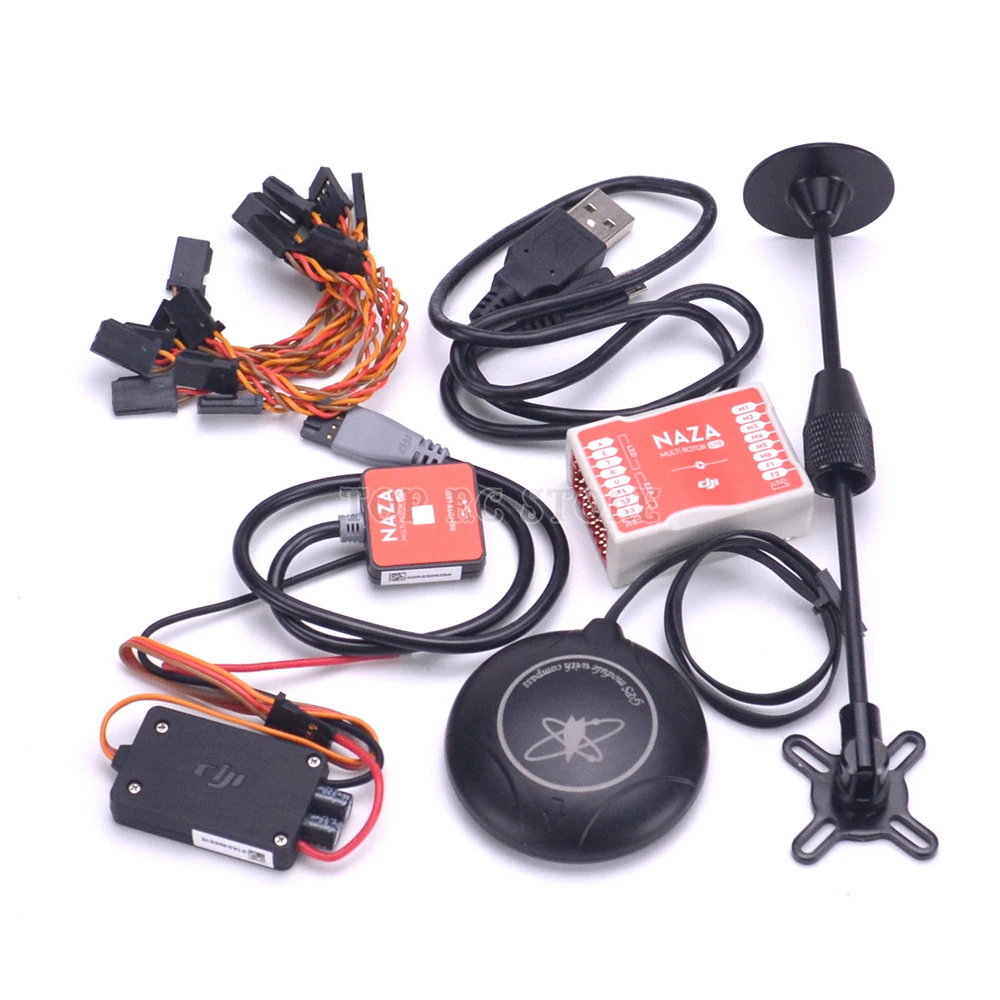 Naza M Lite Flight Control Controller with PMU Power Module & LED & Cables & M8M GPS for FPV RC Quadcopter Multirotor
Naza M Lite Flight Control Controller with PMU Power Module & LED & Cables & M8M GPS for FPV RC Quadcopter Multirotor