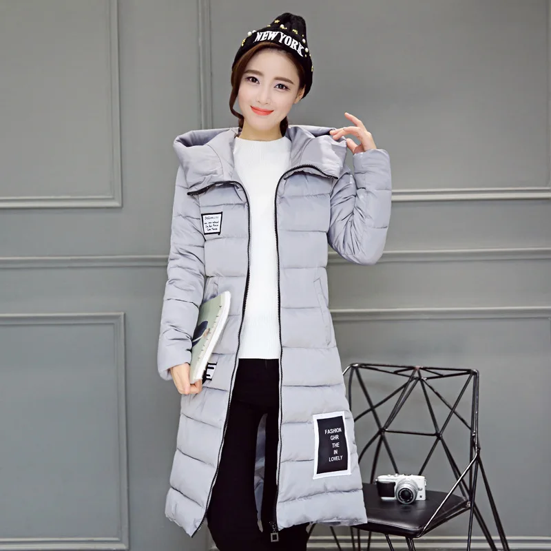 2019 New Arrival Fashion Warm Women's Down Winter Long Jacket Hooded Zipper Cotton Slim Women Down Ladies Outwear
2019 New Arrival Fashion Warm Women's Down Winter Long Jacket Hooded Zipper Cotton Slim Women Down Ladies Outwear