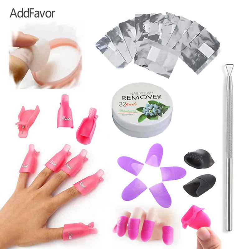 AddFavor Nail Gel Remover Wrap Kit Manicure Nail Polish Remover Soak Off Cap UV Gel Remover Foils Gel Pusher Nail Art Tools
AddFavor Nail Gel Remover Wrap Kit Manicure Nail Polish Remover Soak Off Cap UV Gel Remover Foils Gel Pusher Nail Art Tools