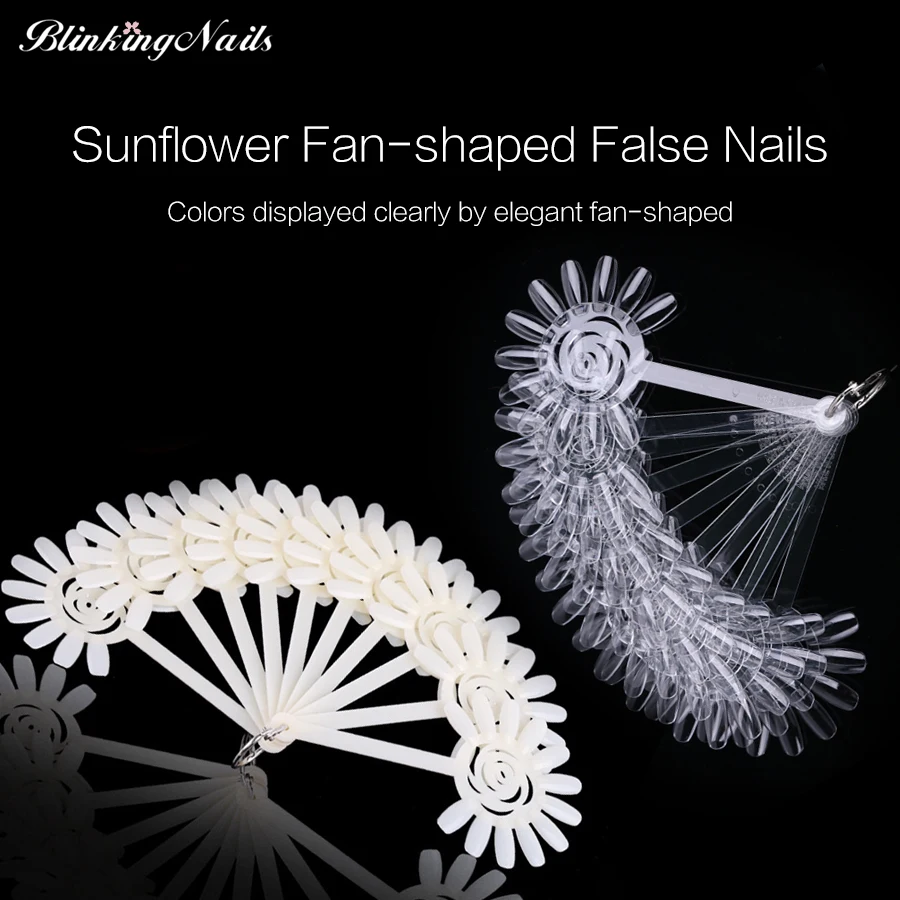 BlinkingNails Manicure Flower Display Nail Art Clear Tips False Nails in Cheap Folding Fans Fake Acrylic Nails for 120 colors
BlinkingNails Manicure Flower Display Nail Art Clear Tips False Nails in Cheap Folding Fans Fake Acrylic Nails for 120 colors