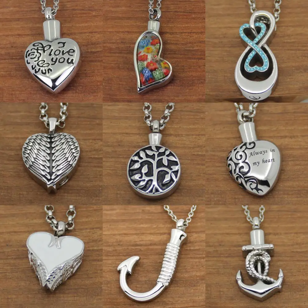 Clearance Sales 26 styles Stainless Steel Memorial jewelry Cremation ash Urn Pendant Cross Pendant Necklace P05
Clearance Sales 26 styles Stainless Steel Memorial jewelry Cremation ash Urn Pendant Cross Pendant Necklace P05