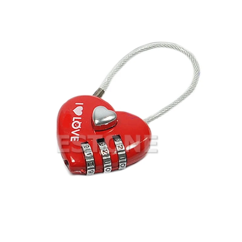 OOTDTY Mini Red 3 Digits Resetable Combination Padlock Heart Lock For Luggage,Backpack,Jewelry Boxes,Hall Locker,Tool Chests
OOTDTY Mini Red 3 Digits Resetable Combination Padlock Heart Lock For Luggage,Backpack,Jewelry Boxes,Hall Locker,Tool Chests