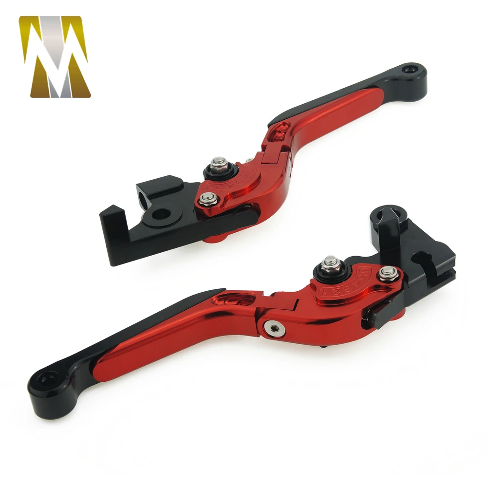 For Yamaha MT07 MT09 FZ1 FZ6 FAZER FZ6R XJ6 DIVERSION Folding Extendable Adjustable Brakes Clutch Levers CNC Aluminum (27)