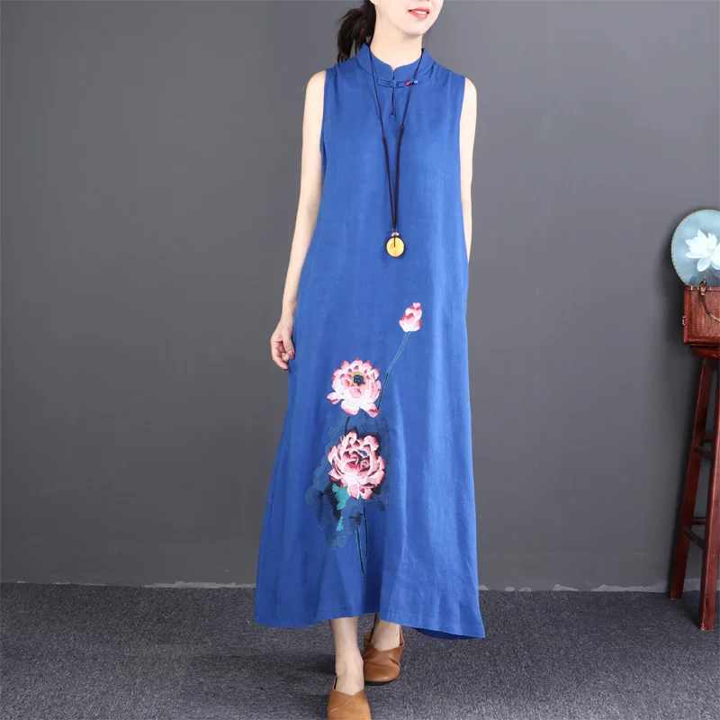2019 chinese dress cheongsam qipao cheongsam modern cotton and linen cheongsam dress classic embroidery qipao sleeveless qipao
2019 chinese dress cheongsam qipao cheongsam modern cotton and linen cheongsam dress classic embroidery qipao sleeveless qipao