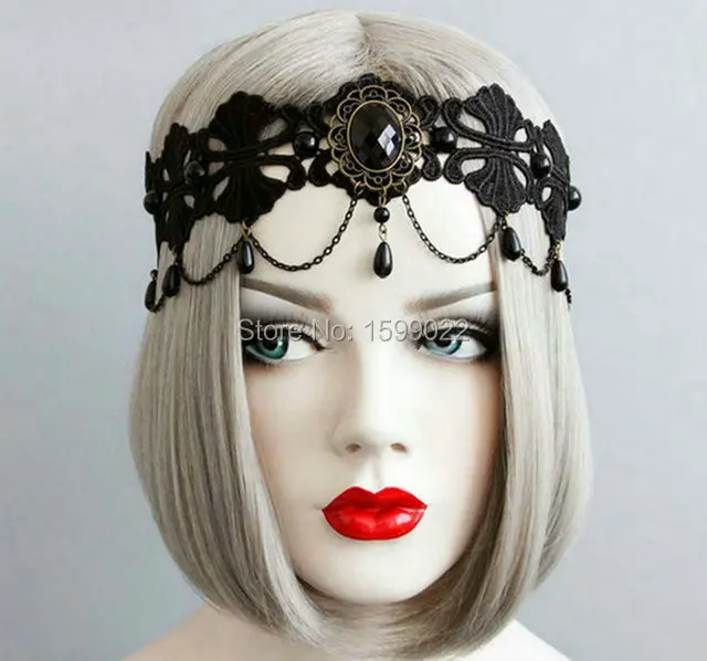 Chic Baroque Tassel Hair Accessories Elastic Head Band Women Halloween Ancient Queen Headdress Gothic Balck Lace Teens Headpiece
Chic Baroque Tassel Hair Accessories Elastic Head Band Women Halloween Ancient Queen Headdress Gothic Balck Lace Teens Headpiece