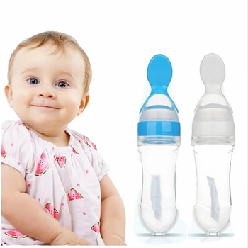 1Pc 90mL Silicone Baby Cereal Feeder Bottle Spoon Baby Toddler Feeding Bottle with Spoon Fresh Food Cereal Squeeze Feeder Hot
1Pc 90mL Silicone Baby Cereal Feeder Bottle Spoon Baby Toddler Feeding Bottle with Spoon Fresh Food Cereal Squeeze Feeder Hot