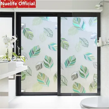 3D embossed green leaf pattern window bathroom bathroom shower room waterproof anti-peep window office frosted glass film
3D embossed green leaf pattern window bathroom bathroom shower room waterproof anti-peep window office frosted glass film