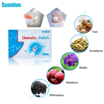 36Pcs=6Bags Diabetic Patch Natural Herbal Cure Lower Blood Glucose Treatment Sugar Balance Medical Plaster Sumifun D1271
36Pcs=6Bags Diabetic Patch Natural Herbal Cure Lower Blood Glucose Treatment Sugar Balance Medical Plaster Sumifun D1271