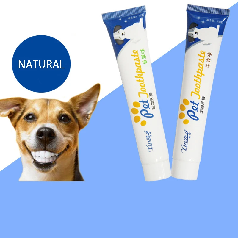 Pet dog vanilla beef toothpaste dog healthy edible toothpaste dog teeth health cleaning supplies oral cleaning and care
Pet dog vanilla beef toothpaste dog healthy edible toothpaste dog teeth health cleaning supplies oral cleaning and care