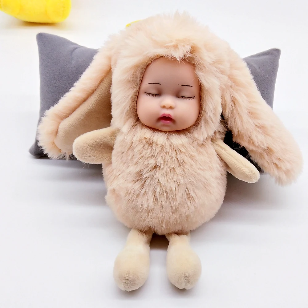 Big Size Sleeping Baby Doll Keychain Rabbit Ear Pompom Fake Fur Key Chain Car Keyring Women Big Ear Key Holder Bag Jewelry
Big Size Sleeping Baby Doll Keychain Rabbit Ear Pompom Fake Fur Key Chain Car Keyring Women Big Ear Key Holder Bag Jewelry