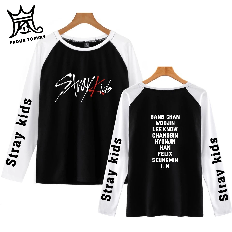 Frdun Tommy stray kids Long Sleeve T-shirt Harajuku Streetwear Fans Autumn Kpop Geometric Pattern Hip Hop College Style clothes
Frdun Tommy stray kids Long Sleeve T-shirt Harajuku Streetwear Fans Autumn Kpop Geometric Pattern Hip Hop College Style clothes