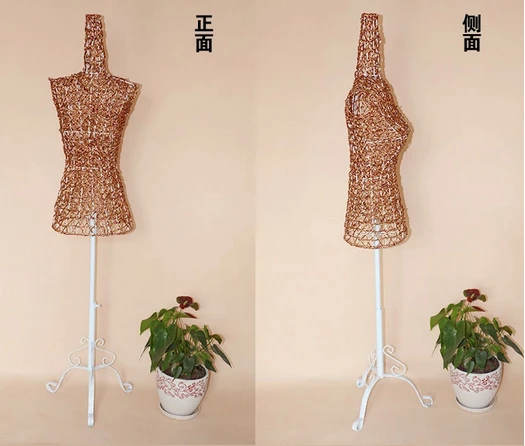Wrought Iron Tieyi Props Female Half-length Clothes Display Rack Iron Model Racks The Human Body Lady Clothing Mannequins Rack
Wrought Iron Tieyi Props Female Half-length Clothes Display Rack Iron Model Racks The Human Body Lady Clothing Mannequins Rack