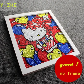 25*30CM 5D DIY Diamond Painting Colourful Hello Kitty Full Embroidery Round Diamond Rhinestone Room decoration Children Handmade
25*30CM 5D DIY Diamond Painting Colourful Hello Kitty Full Embroidery Round Diamond Rhinestone Room decoration Children Handmade