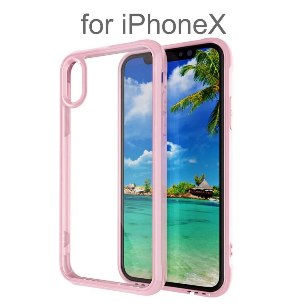 2 Pcs Pink TPU+Acrylic Anti-drop 2 in 1 Protective Case with Shock-resistant Airbag For iPhone X
2 Pcs Pink TPU+Acrylic Anti-drop 2 in 1 Protective Case with Shock-resistant Airbag For iPhone X