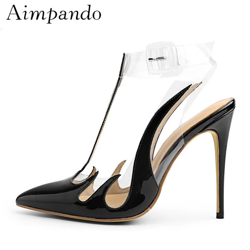 New Design Fire-shaped Gladiator Sandals Women Sexy Thin Heels Pointed Toe T-strap Red PVC Transparent Summer Sandalias
New Design Fire-shaped Gladiator Sandals Women Sexy Thin Heels Pointed Toe T-strap Red PVC Transparent Summer Sandalias