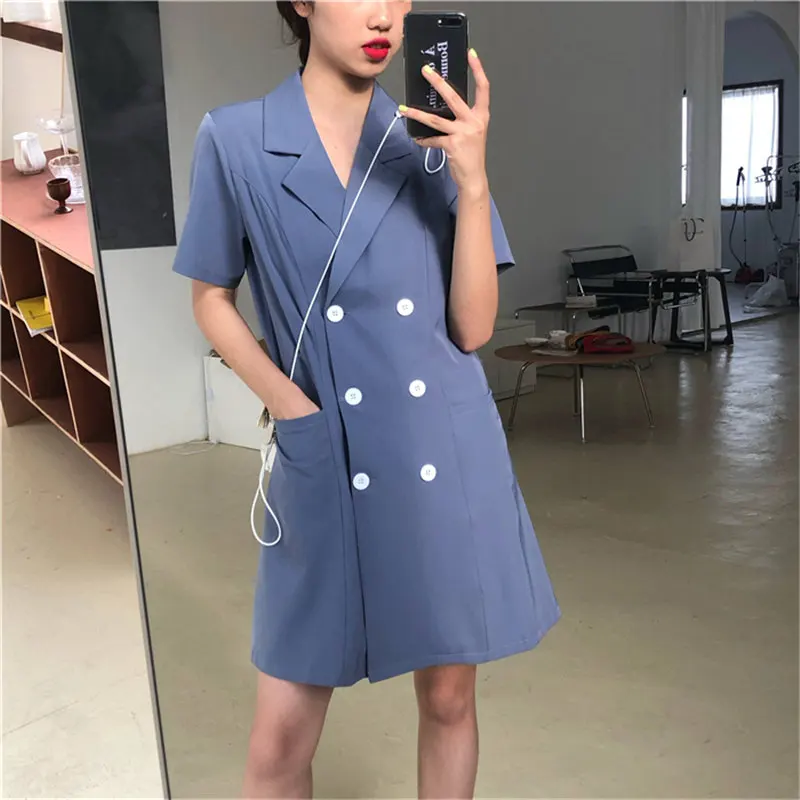 Alien Kitty Slender Sweet Chic 2019 Korea V-Neck Vintage Double Breasted Sweet Women All Match Plus Short Sleeves Sexy Dresses
Alien Kitty Slender Sweet Chic 2019 Korea V-Neck Vintage Double Breasted Sweet Women All Match Plus Short Sleeves Sexy Dresses