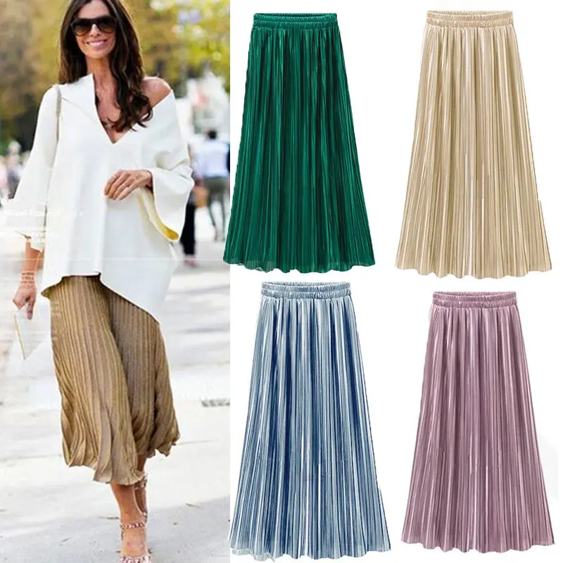 New Fashion Ladies Womens Gypsy Long Jersey Skirt Ladies Skirt Size Stylish Womens Pleated Long Skirts Solid 4 Colors
New Fashion Ladies Womens Gypsy Long Jersey Skirt Ladies Skirt Size Stylish Womens Pleated Long Skirts Solid 4 Colors
