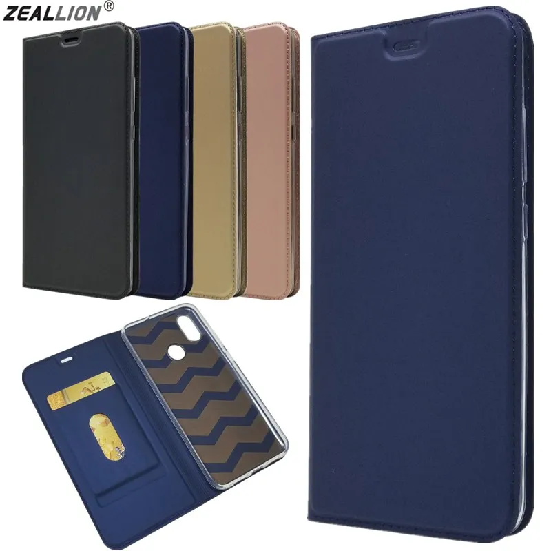 ZEALLION для Xiaomi Mi8 Lite 5X 6X Mix 2s Max 3 Redmi 6A 6 Pro Note S2 Тонкий Магнитный чехол-бумажник из
