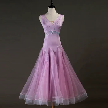 Sexy Ballroom Dance Competition Dresses Women V Collar Waltz Tango Dance Wear Rhinestone Standard Dance Performance Dress DC2463
Sexy Ballroom Dance Competition Dresses Women V Collar Waltz Tango Dance Wear Rhinestone Standard Dance Performance Dress DC2463