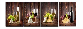 4 Panels Canvas Painting Wine and fruits grapes Cuadors Picture Home Decor On Canvas Modern Wall Prints Living Room
4 Panels Canvas Painting Wine and fruits grapes Cuadors Picture Home Decor On Canvas Modern Wall Prints Living Room