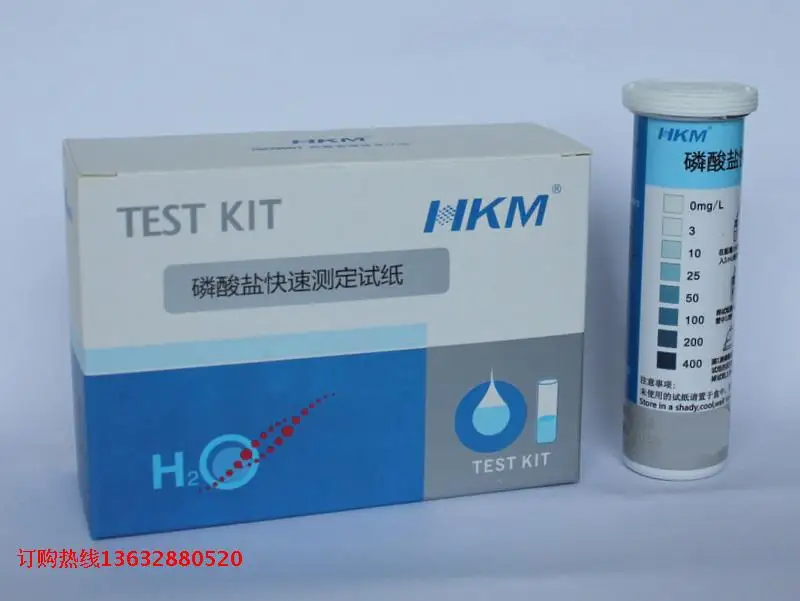 Phosphate Test Paper 0-100mg/L Water quality Phosphate Rapid Test Strip Phosphate Test Box
Phosphate Test Paper 0-100mg/L Water quality Phosphate Rapid Test Strip Phosphate Test Box