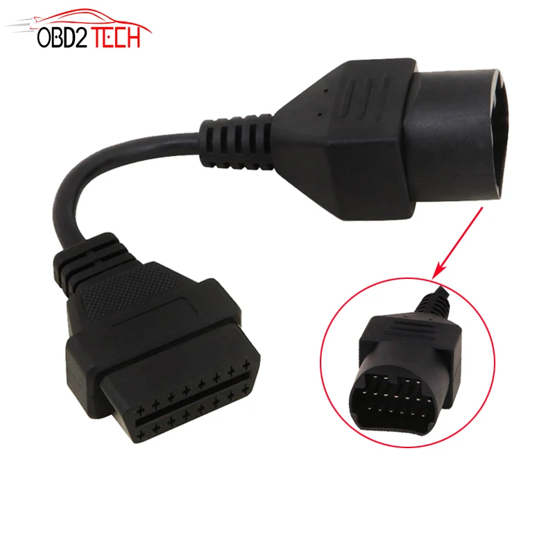 OBDII Cable For Mazda 17 Pin Male to 16 Female Connector Line OBD2 Scan Diagnostic Cable
OBDII Cable For Mazda 17 Pin Male to 16 Female Connector Line OBD2 Scan Diagnostic Cable