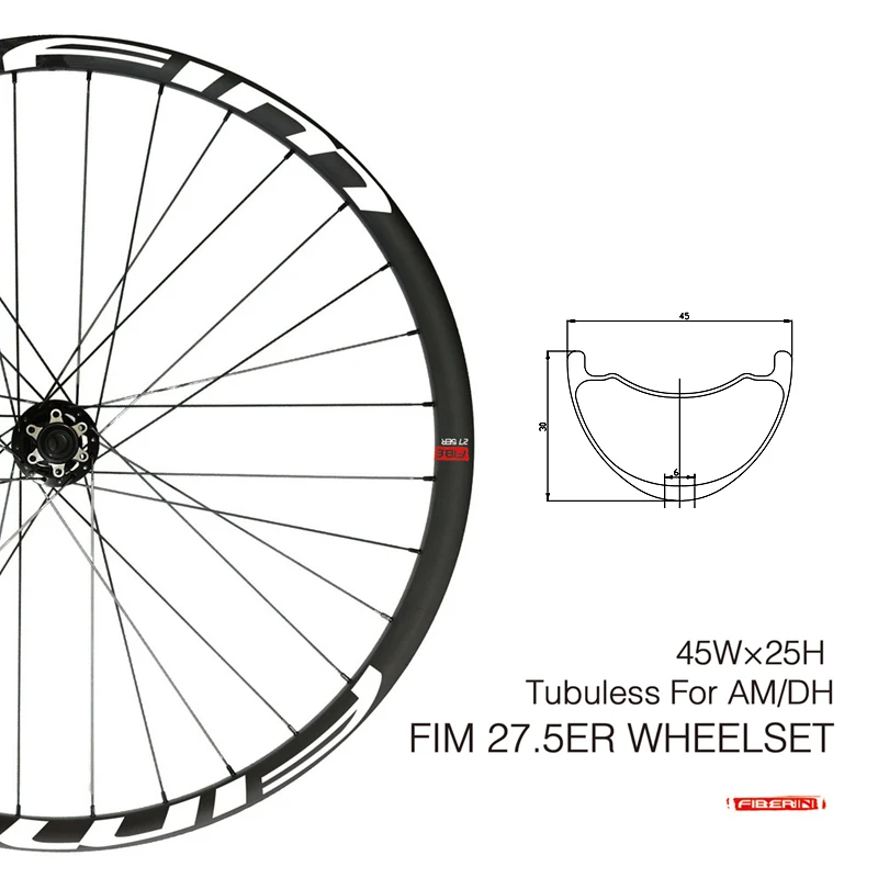 MTB Wheelset 27.5er Plus Mountain Bike Wheel 45mm Width Tubeless Ready For AM DH All Mountain Downhill Cycling
MTB Wheelset 27.5er Plus Mountain Bike Wheel 45mm Width Tubeless Ready For AM DH All Mountain Downhill Cycling