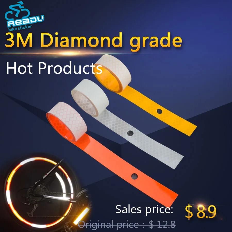 3M Diamond Grade Flexible reflective stickers safety signs reflective warning tape bike bicycle motorcycle reflective film stic
3M Diamond Grade Flexible reflective stickers safety signs reflective warning tape bike bicycle motorcycle reflective film stic
