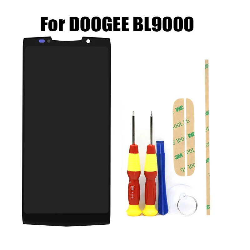New Original Touch Screen LCD Display LCD Screen For DOOGEE BL9000 LCD Replacement Parts + Disassemble Tool+3M Adhesive
New Original Touch Screen LCD Display LCD Screen For DOOGEE BL9000 LCD Replacement Parts + Disassemble Tool+3M Adhesive