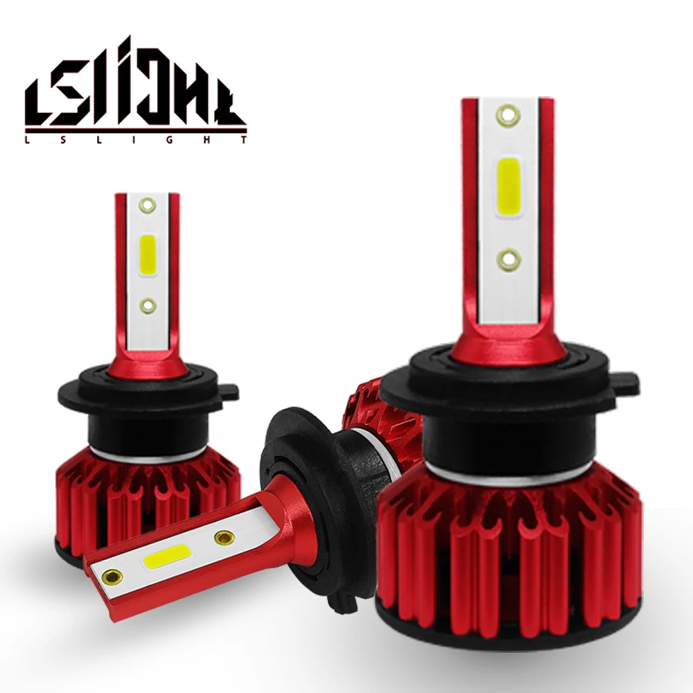 LSlight Car Headlight Bulb Lampada H4 H7 9005 9006 H11 HB2 HB3 HB4 Turbo LED Light 6000K 50W 12V 24V 16000LM luces led para auto
LSlight Car Headlight Bulb Lampada H4 H7 9005 9006 H11 HB2 HB3 HB4 Turbo LED Light 6000K 50W 12V 24V 16000LM luces led para auto