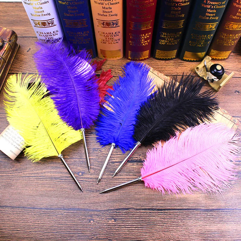 Colored Kawaii Ostrich Feather Ballpoint Pen Creative Signature Pens For Gift Office School Supplies Ball Pen Cute Stationery
Colored Kawaii Ostrich Feather Ballpoint Pen Creative Signature Pens For Gift Office School Supplies Ball Pen Cute Stationery