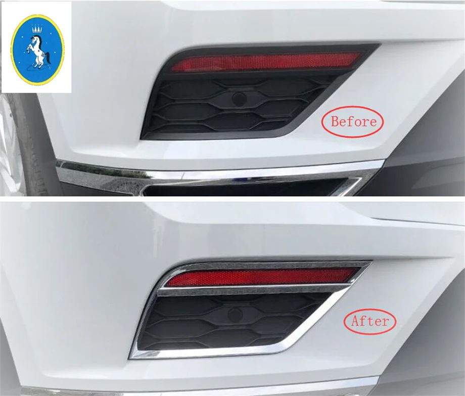 Yimaautotrims Auto Accessory Rear Fog Lights Lamp Protection Frame Cover Trim 2 Piece Fit For Volkswagen T-Roc T Roc 2018 2019
Yimaautotrims Auto Accessory Rear Fog Lights Lamp Protection Frame Cover Trim 2 Piece Fit For Volkswagen T-Roc T Roc 2018 2019