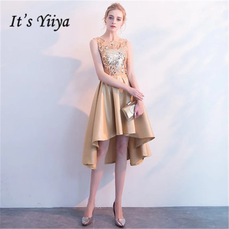 It's YiiYa Cocktail Dresses Elegant O-neck Sequined Knee Length Party Gowns Royal Champagne Zipper Back Formal Dress E406
It's YiiYa Cocktail Dresses Elegant O-neck Sequined Knee Length Party Gowns Royal Champagne Zipper Back Formal Dress E406