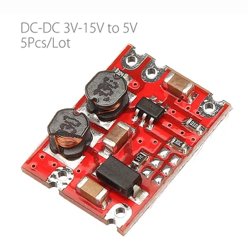 5pcs/Lot DC-DC 3V-15V to 5V Fixed Output Automatic Buck Boost Step Up Step Down Power Supply Module For Arduino
5pcs/Lot DC-DC 3V-15V to 5V Fixed Output Automatic Buck Boost Step Up Step Down Power Supply Module For Arduino