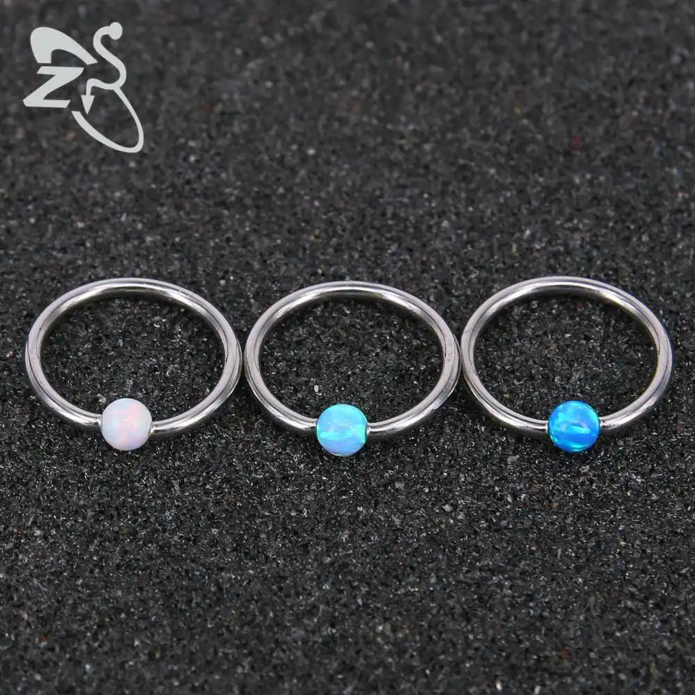 Simple Blue White Fire Opal Stone Circle Captive Bead Rings Nose Ear Earring Tragus Septum Nipple Rings Piercings BCR Jewelry
Simple Blue White Fire Opal Stone Circle Captive Bead Rings Nose Ear Earring Tragus Septum Nipple Rings Piercings BCR Jewelry