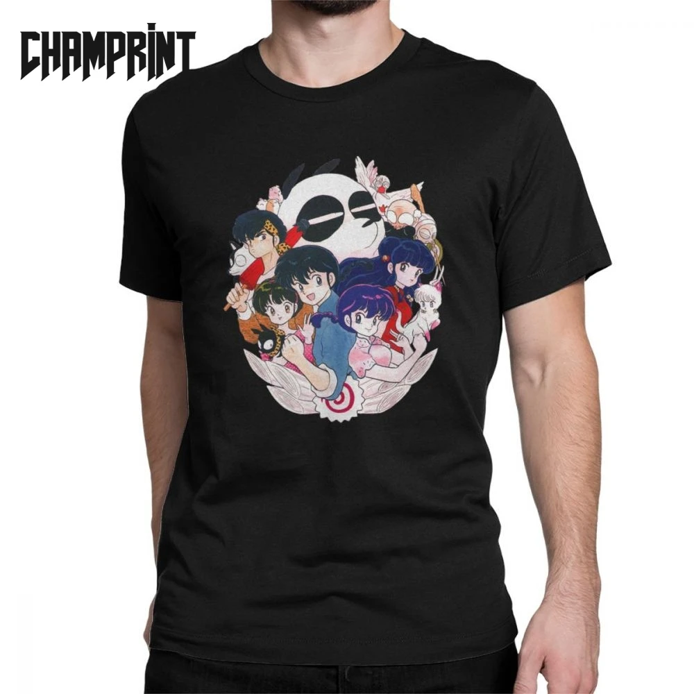Men Ranma 12 T Shirts Anime Manga Akane P Chan Ryoga Martial Pig Cute Panda Pure Cotton Short Sleeve Tees New Arrival T-Shirts
Men Ranma 12 T Shirts Anime Manga Akane P Chan Ryoga Martial Pig Cute Panda Pure Cotton Short Sleeve Tees New Arrival T-Shirts
