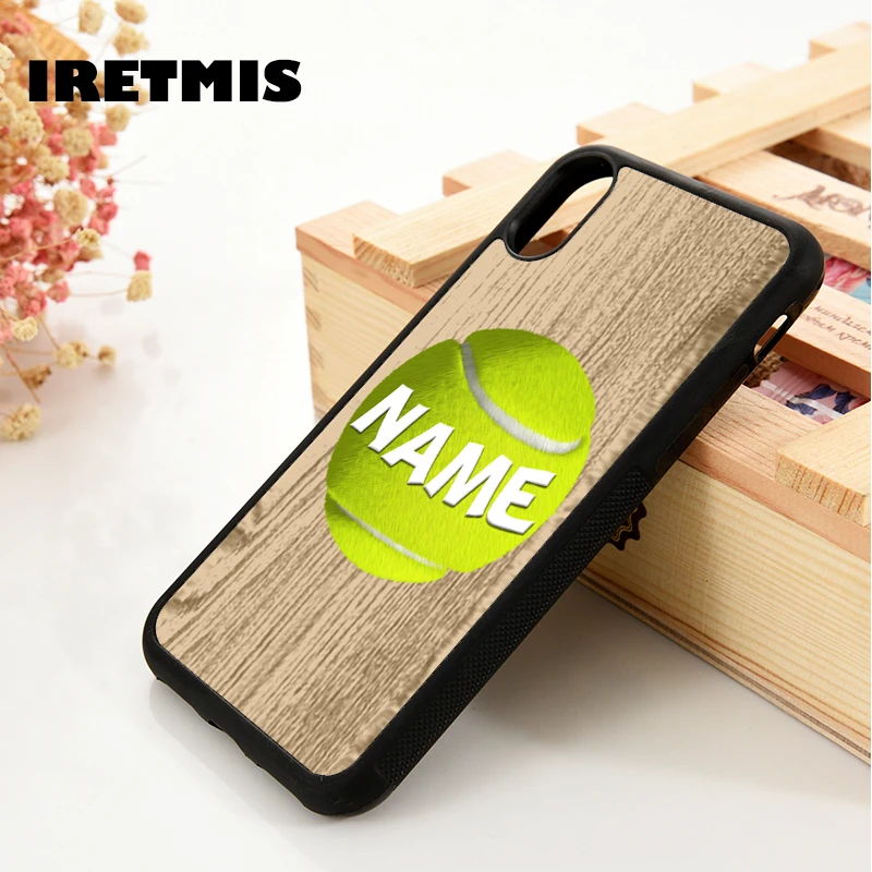 Iretmis 5 5S SE 6 6S Silicone phone case cover for iPhone 7 8 plus X Xs Max XR Tennis ball sports art athlete personalised name
Iretmis 5 5S SE 6 6S Silicone phone case cover for iPhone 7 8 plus X Xs Max XR Tennis ball sports art athlete personalised name