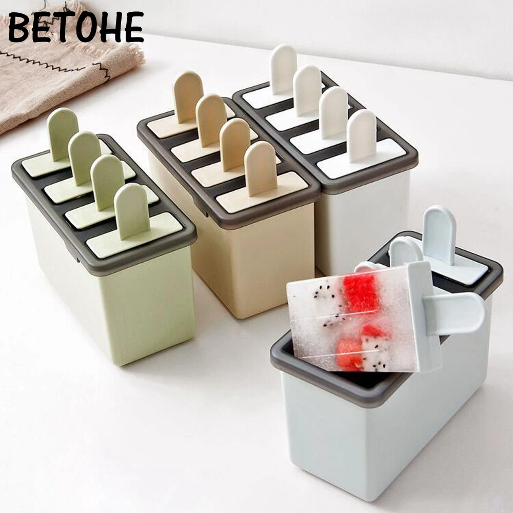 4 Cell DIY Popsicle Classic Ice Cream Mold Tray Maker PP Frozen Ice Cube Lolly Mould Kitchen Ice Cream Cooking Tools
4 Cell DIY Popsicle Classic Ice Cream Mold Tray Maker PP Frozen Ice Cube Lolly Mould Kitchen Ice Cream Cooking Tools