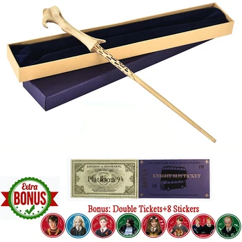 Voldemorte Magic wand Hogwart Train Ticket Knight Bus Ticket 8pcs tickets as gift Metal Iron Core wand
Voldemorte Magic wand Hogwart Train Ticket Knight Bus Ticket 8pcs tickets as gift Metal Iron Core wand