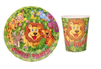 JUNGLE PARTY 7inch Paper Disposable Plate and Paper Cups Tableware for Birthday Party 50pcs Cups + 50pcs Plates Free Shipping
JUNGLE PARTY 7inch Paper Disposable Plate and Paper Cups Tableware for Birthday Party 50pcs Cups + 50pcs Plates Free Shipping