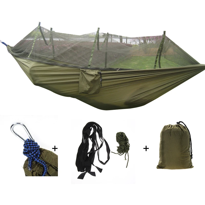 Outdoor Maximum Load Camping Tent Portable Folded Travel Jungle Outdoor Hammock Mosquito Net Nylon Hanging Bed
Outdoor Maximum Load Camping Tent Portable Folded Travel Jungle Outdoor Hammock Mosquito Net Nylon Hanging Bed