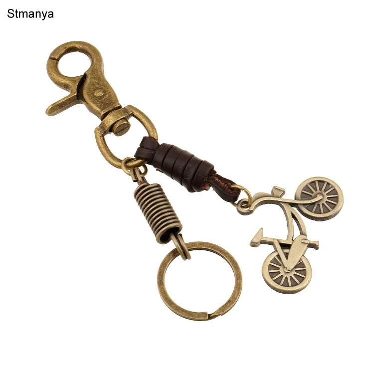 Bicycle Leather Key Chain - New Fashion Retro MinI Bike men's leather key chain hand knit Key Ring For Lovers Day gift 17372
Bicycle Leather Key Chain - New Fashion Retro MinI Bike men's leather key chain hand knit Key Ring For Lovers Day gift 17372