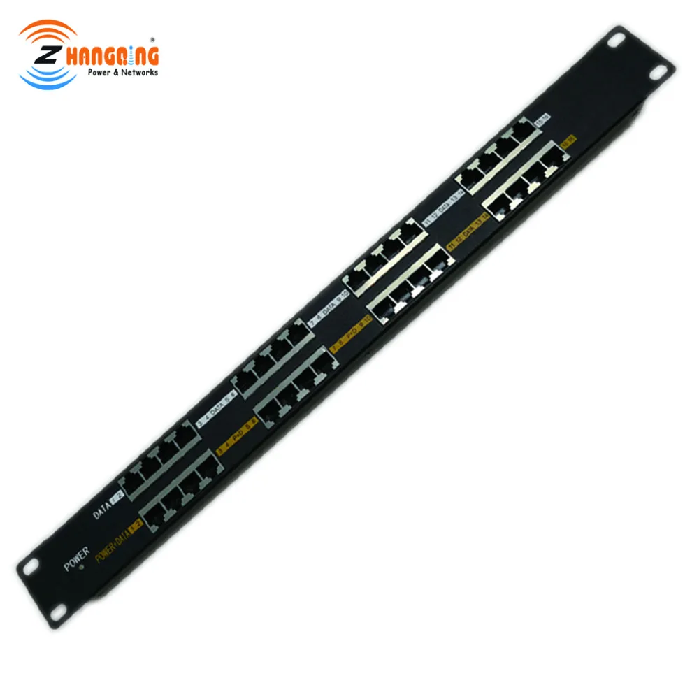 Passive PoE Patch Panel 16 Port Power over Ethernet Injector for VOIP, camera, AP, and CCTV camera networking
Passive PoE Patch Panel 16 Port Power over Ethernet Injector for VOIP, camera, AP, and CCTV camera networking