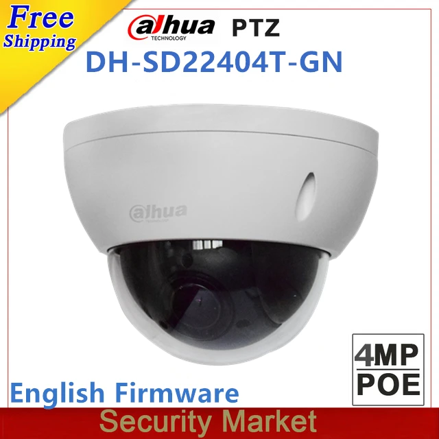 Original dahua English DH-SD22404T-GN CCTV IP camera 4MP Full HD Network Mini PTZ Dome 4x optical zoom POE Camera SD22404T-GN
Original dahua English DH-SD22404T-GN CCTV IP camera 4MP Full HD Network Mini PTZ Dome 4x optical zoom POE Camera SD22404T-GN