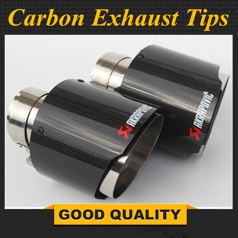 Free Shipping: 1 Pair 114MM out glossy muffler end CAR MODIFIDE MUFFLER pipe Akrapovic Carbon Fiber+Stainless Steel Exhaust Tip
Free Shipping: 1 Pair 114MM out glossy muffler end CAR MODIFIDE MUFFLER pipe Akrapovic Carbon Fiber+Stainless Steel Exhaust Tip