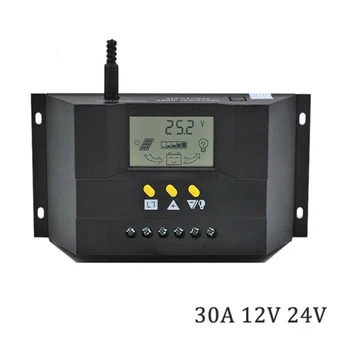 30A LCD Display Solar Charge Controller Solar Panel Controller Regulator Intelligent PWM Charge Mode 12-24V
30A LCD Display Solar Charge Controller Solar Panel Controller Regulator Intelligent PWM Charge Mode 12-24V