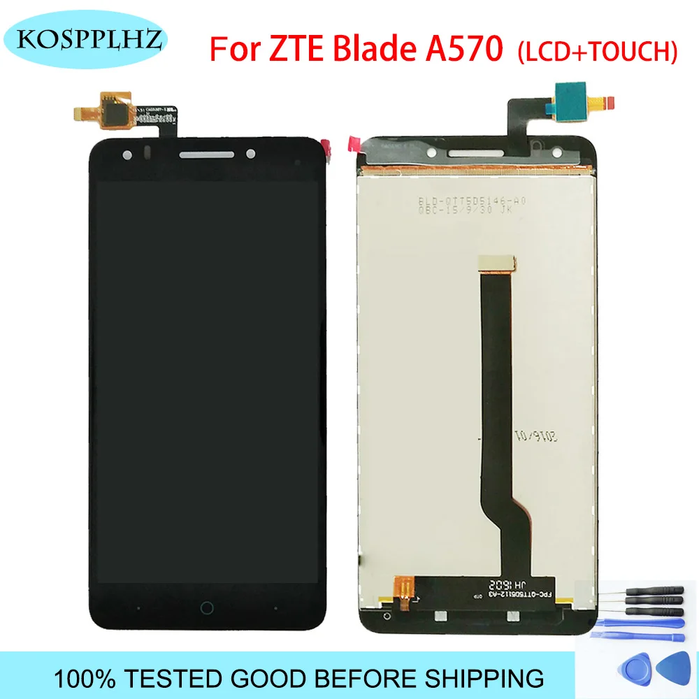 For ZTE BLADE A570 LCD Display And Touch Screen Repair Parts assembly 5.5 Inch Replacement For A 570+Tools
For ZTE BLADE A570 LCD Display And Touch Screen Repair Parts assembly 5.5 Inch Replacement For A 570+Tools