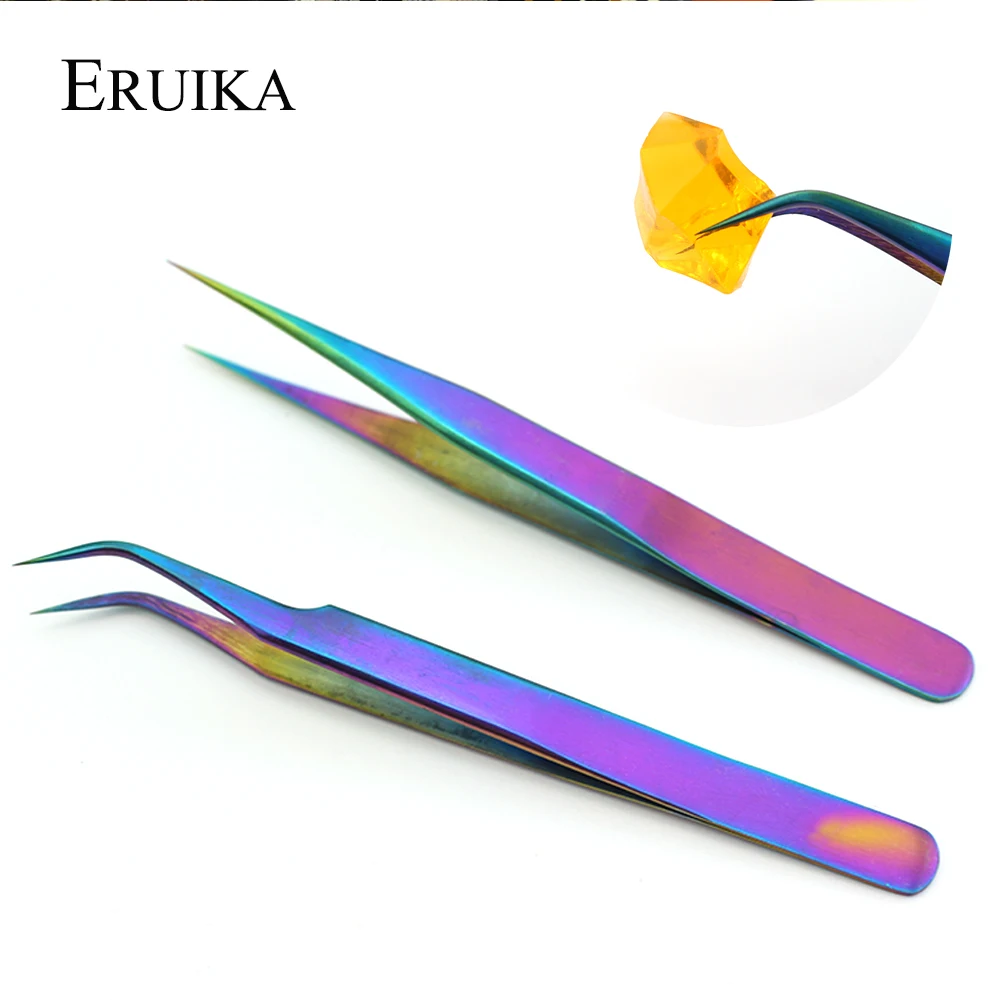 ERUIKA 1pcs Chameleon Eyebrow Tweezers Stainless Steel Extension Clip Ultra Precision Picker for Rhinestone Eyelash Makeup Tools
ERUIKA 1pcs Chameleon Eyebrow Tweezers Stainless Steel Extension Clip Ultra Precision Picker for Rhinestone Eyelash Makeup Tools