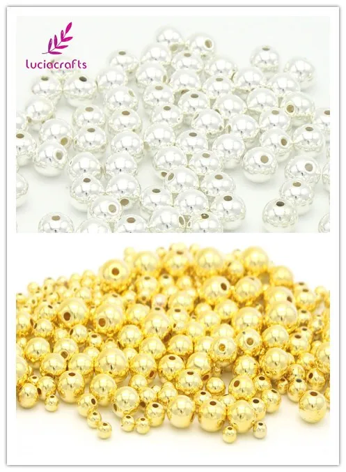 Lucia crafts 50g/lot,Approx 500pcs 4/6/8/10mm ABS Round Imitation Pearls Loose Beads with Hole for DIY Accessories E0818
Lucia crafts 50g/lot,Approx 500pcs 4/6/8/10mm ABS Round Imitation Pearls Loose Beads with Hole for DIY Accessories E0818