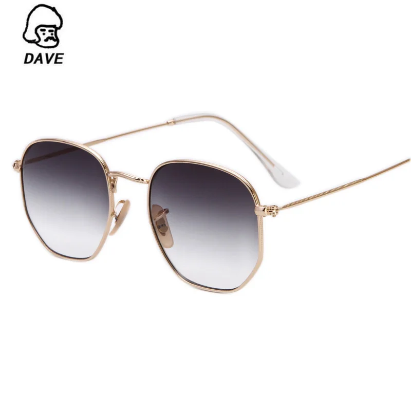 DAVE Retro Square Pilot Sunglasses Women Gradient Lens Sun Glasses For Men Gold Metal Frame Clear Lens Eyewear Female Shades
DAVE Retro Square Pilot Sunglasses Women Gradient Lens Sun Glasses For Men Gold Metal Frame Clear Lens Eyewear Female Shades
